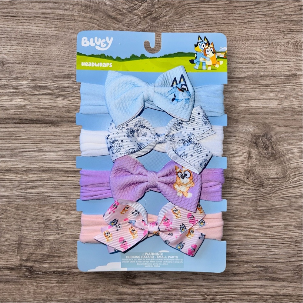 New Bluey Head Wrap Set